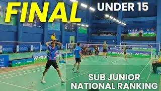 Shaurya Singh/S. Ghosh vs Udayan Deshmukh /Sayaji Shelar | All India Sub Junior Ranking - Banglore