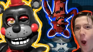 Making Lefty and Foxy from Five Nights at Freddy's LIVE!!!