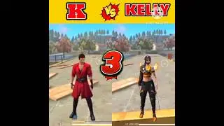 K VS KELLY  Ability Test | Garena Free Fire#shorts#shortsfeed#ytshorts#viralshorts