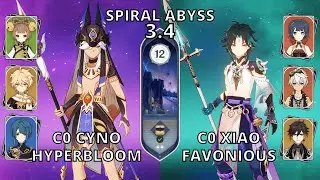 Spiral Abyss 3.4 Cyno Hyperbloom & Xiao Fvonious F2P