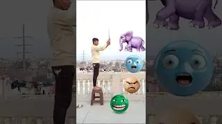 Ballon to wild Animals magic name Talking video #shorts #mmmrazz #funny #comedy