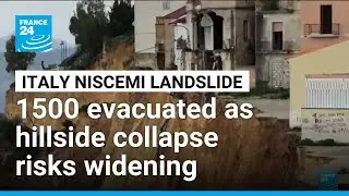 Fear in Sicilian town as vast landslide risks widening &bull; FRANCE 24 English