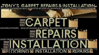 #57  TONY'S INSTALLATION OF RUBBER BACK CARPET FOR PATIOS AND BALCONIES