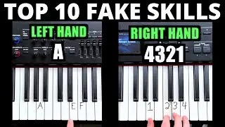 Top 10 Fake Piano Skills 🔥