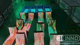 Foldable flexible led display-waterproof performance