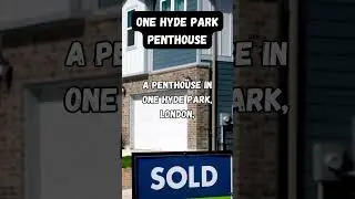 A penthouse in One Hyde Park, London... #shorts #london
