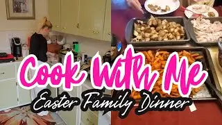 Cook with Me for Easter Family Dinner - Large Family Vlog!