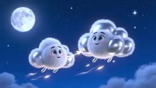 Sleepy Cloud Counting Song ☁️🔢 | Fun Numbers, Colors, and Learning Adventure for Kids |