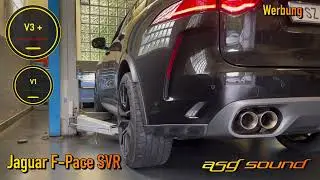Jaguar F-Pace SVR | ASG Sound | V1 / V3 + |Sportauspuff