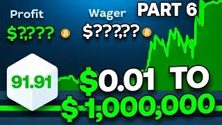 Turning 0.01$ TO 1,000,000$ On Stake Using Strategies!