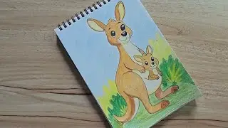 How to Draw Kangaroo Step By Step || Kangaroo Drawing 2026