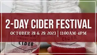 2023 Bauman's Cider Festival | Two Days of Cider and Beer | October 28 & 29
