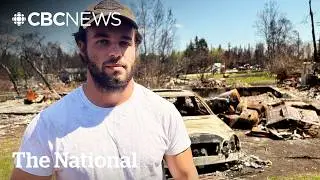 Wildfire leaves residents sifting through charred remains of homes