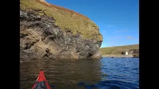 Video 1 of 3. Lybster to Forse and  back by sea kayak with Pentland Canoe Club on 26 December 2024.