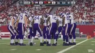 Madden NFL 16 - Minnesota Vikings vs Arizona Cardinals Gameplay (XboxONE HD) [1080p]