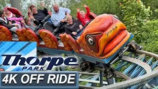 Flying Fish (4K OFF Ride POV)- Thorpe Park, Chertsey, London, GB