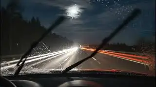 Night Drive Through Europe 🚗🌙 | Instrumental City Music