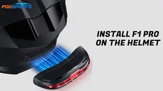 How to Install F1 PRO Intercom on the Helmet?