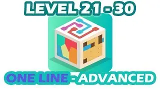 Puzzlerama | ONE LINE | Advanced | Level 21 - 30 | Walkthrough