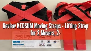 Review KEDSUM Moving Straps - Lifting Strap for 2 Movers, 2-Person Lifting & Moving System, Hold Up