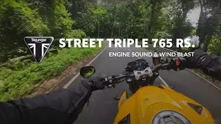 Triumph Street Triple 765 Rs | Athirapalli Roads #3 | POV Ride #24 | Wind Blast | #insta360 #triumph