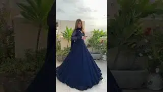 Flared Maxi dress💙🦋 #wedding #1mfashion #womensfashion
