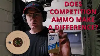 Does Competition Ammo Make A Difference? Testing Aguila - Target Competition, 22LR, 40GR, 1080FPS