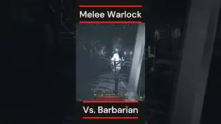 Melee Warlock vs Battle Axe Barb (Under 25 GS) #darkanddarkerpvp #pvp #combat #warlock