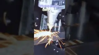 flying cutting display! #tubelasercutting #pipe  #steelcutting #machinetool #Laser #DXTECH