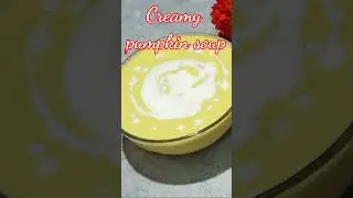 Pumpkin soup recipe|#shorts|Creamy pumkin soup