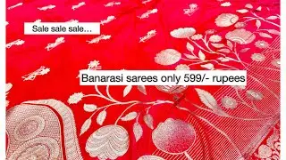 Sale Alert 🔔 #banarasi beautiful #sarees sale #wholesalerate normal weaving mistake #maimunasaree