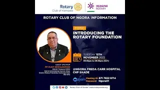 Introducing the Rotary Foundation by PP Vijay Narayan Kewalramani, District Treasurer, RID 3142
