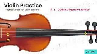 Violin Beginners MUST Try! Open A & E String Exercise for Perfect Bowing & Tone | Lesson #0001