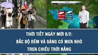 Thời tiết ngày mới 6/2: Bắc Bộ đêm và sáng có mưa nhỏ, trưa chiều trời nắng