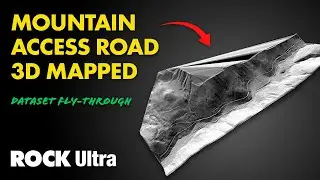 Mountain Access Road Survey with ROCK Ultra Drone LiDAR | Rekon Canada (Dataset Fly-through)