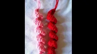 Boucle/spirale au crochet/Déco pour sac