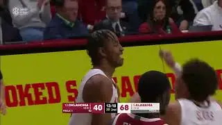 Derrion Reid vs #12 Oklahoma (11 PTS, 3 REB, 2 OREB, 4-8 FG, 15 MIN, +5)