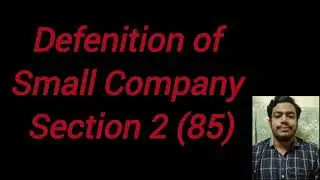Small Company Defenition Sec2(85) of Companies Act,2013 | Explained in Tamil