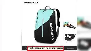 #HEAD Tour Team Series 25L Tennis Racket Bags for Men Women Original Comfortable Backpack With Shoe