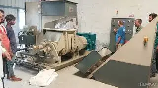 New machine 55Litar plant halol bioplastic trial successful