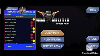 Mini militia hack mod 4.2.8 mod menu