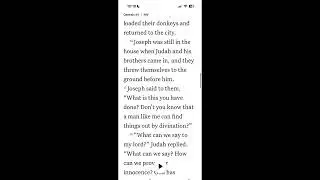 Jan 28 ~ Genesis 44