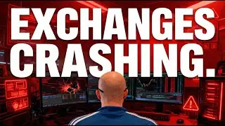 CRYPTO EXCHANGES CRASH AS RETAIL PANICS! #crypto #cryptocurrency #cryptocrash