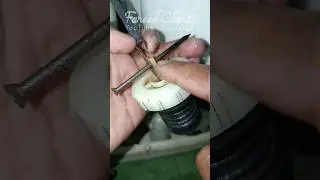 how to fix a water drain with a broken spring