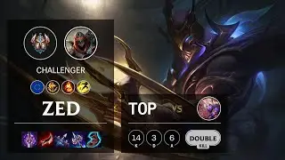 Zed Top vs Soraka - EUNE Challenger Patch 10.16