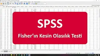 SPSS ile Fisher's Exact Test (Fisher'ın Kesin Testi)