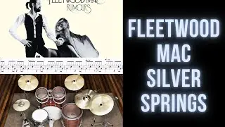 Fleetwood Mac - Silver Springs (Drum Transcription Sheet Music Score, Virtual Drums)