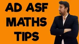 Tips to Pass AD ASF Maths || Fpsc