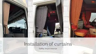 How to install our curtains in the truck