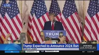 Trump announces plan to run for president in 2024